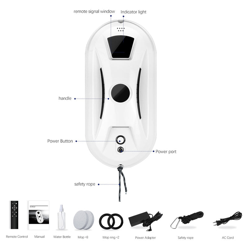 💎 Nettoyeur de Vitres Intelligent – Automatique & Sans Traces